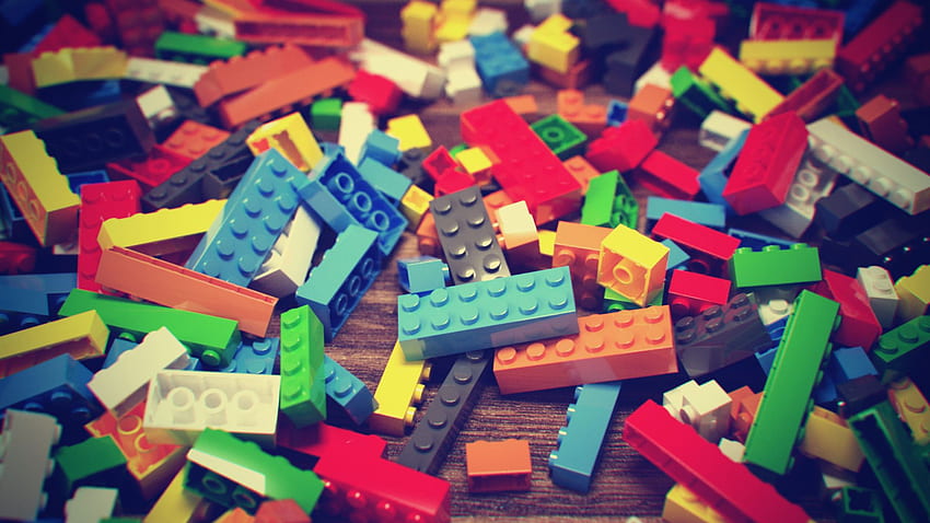 Latar Belakang LEGO Tumblr, Batu Bata LEGO Wallpaper HD