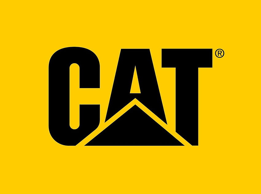 Лого на CATerpillar. котка HD тапет