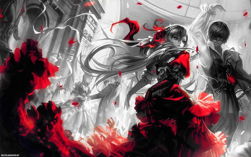 Red And Black Anime, Cool Red Anime Hd Wallpaper | Pxfuel