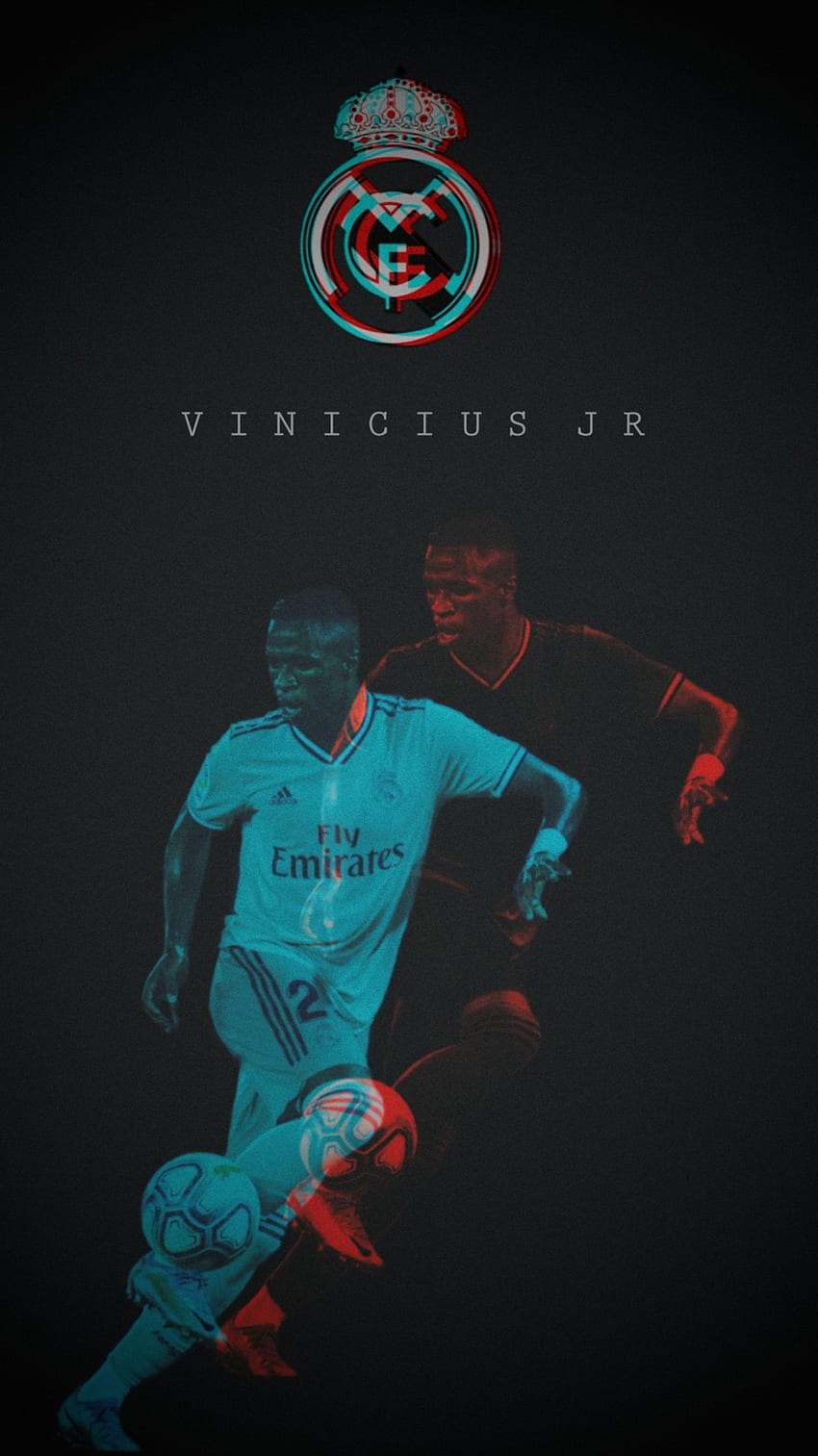 Real Madrid (Bearbeitung), Vinicius Junior HD-Handy-Hintergrundbild