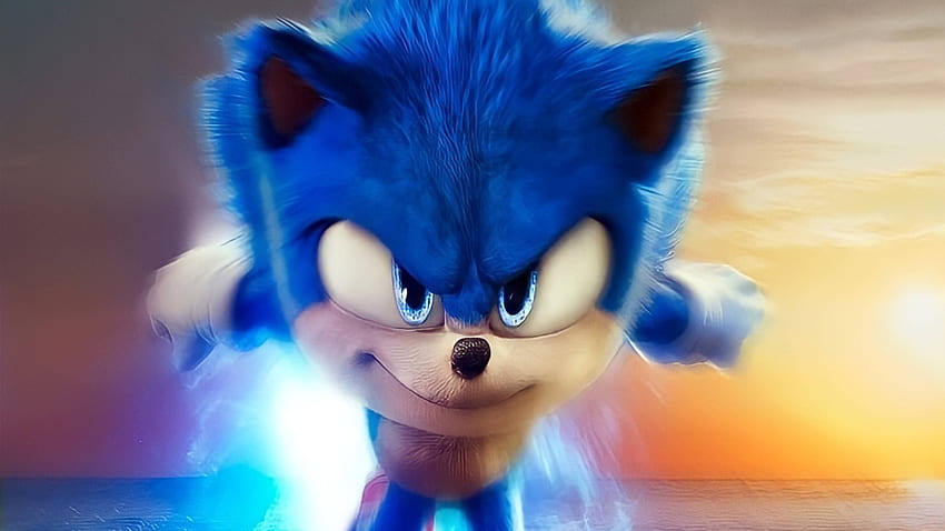 Sonic The Hedgehog 2022 , filmy , i tło, logo Sonic the Hedgehog Tapeta HD