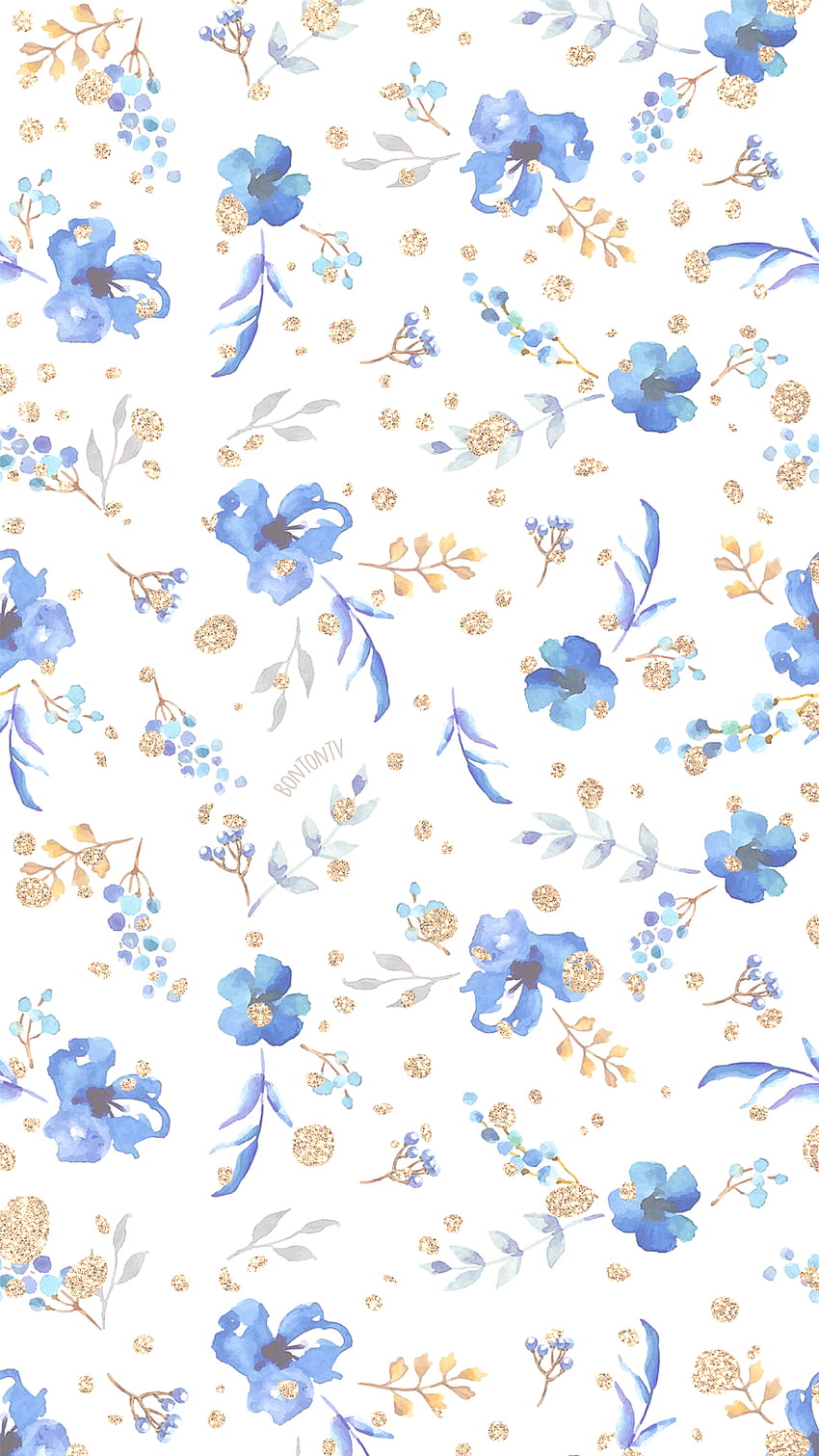 Phone Watercolor Flowers - de BonTon TV - . Inspiración de de iPhone, bonita, acuarela, flor simple fondo de pantalla del teléfono