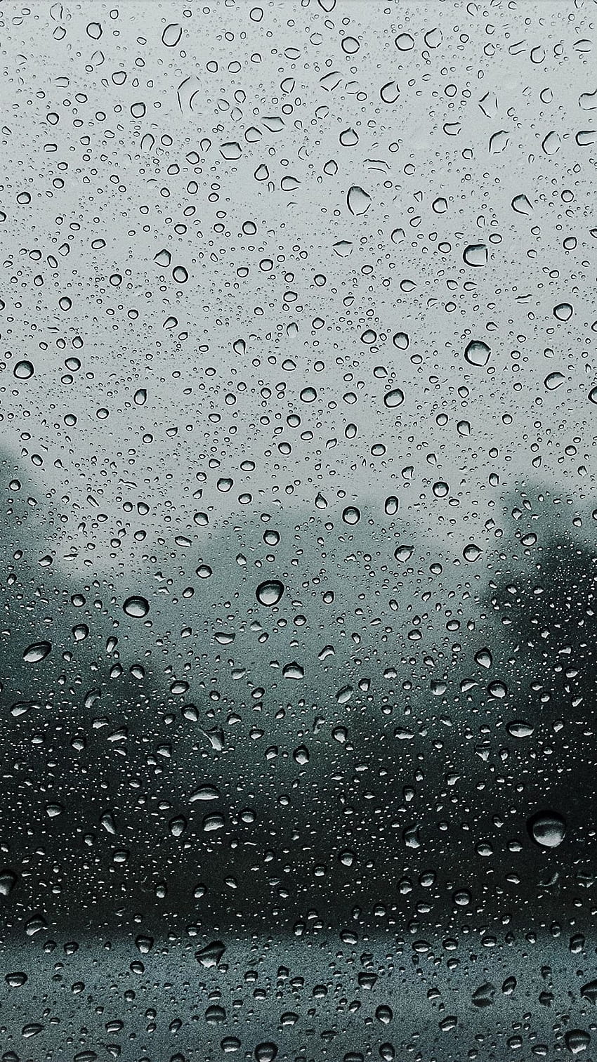 หยด ฝน แก้ว เปียก Iphone 8 7 6s 6 ฝนบนหน้าต่าง วอลล์เปเปอร์โทรศัพท์ HD