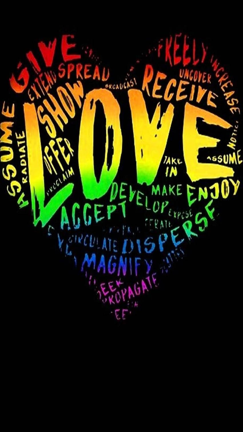 LGBT Love Heart HD phone wallpaper