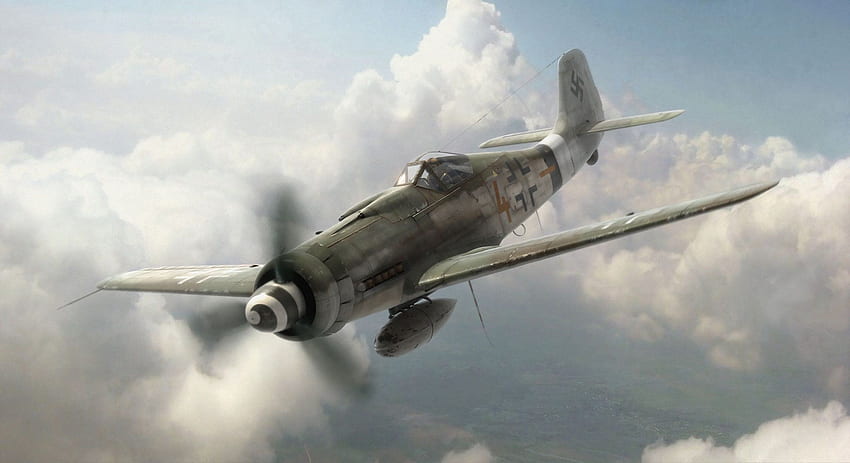 aviation aircraft airplane war dogfight ww2 german aircraft fw 190, German WW2 Fighters HD wallpaper
