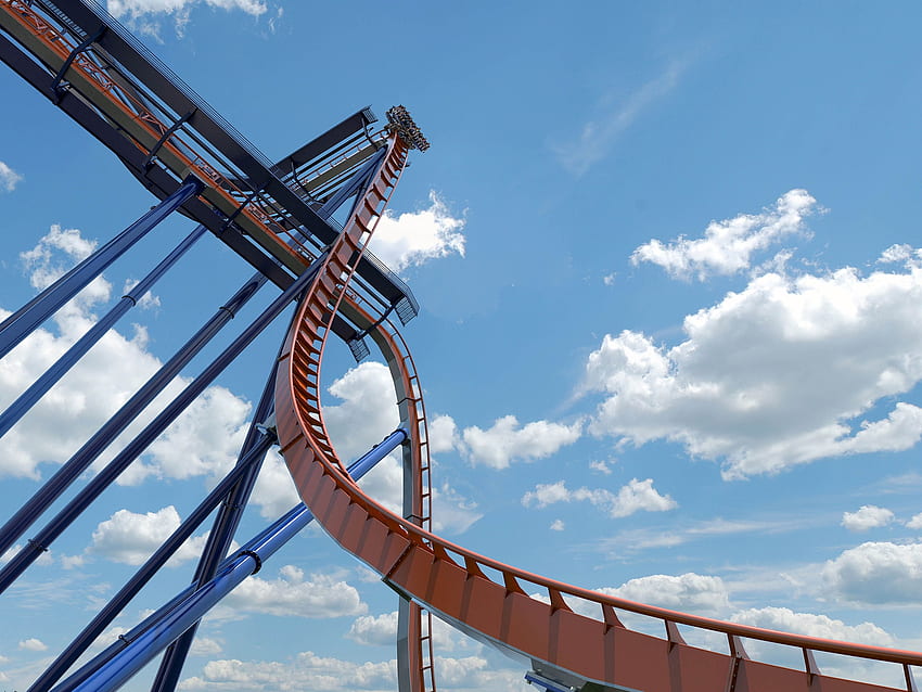 Korkunç' Yeni Valravn Roller Coaster Dünyanın En Yüksek ve En Hızlısı. Condé Nast Gezgini, Cedar Point HD duvar kağıdı