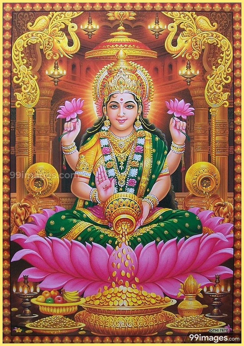 Goddess Laxmi, Laxmi Devi HD phone wallpaper