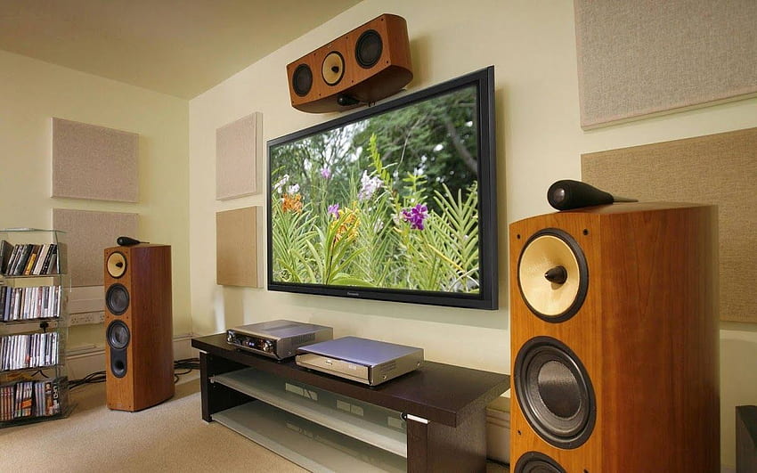 Amazing Living Room - Home Theatre System For Living Room - -, Home Theater HD wallpaper