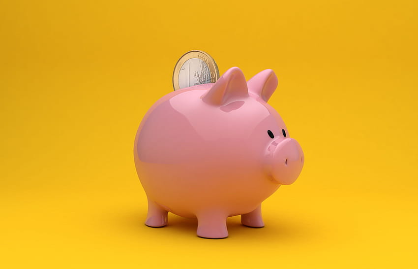 Piggy Background, Piggy Bank HD wallpaper