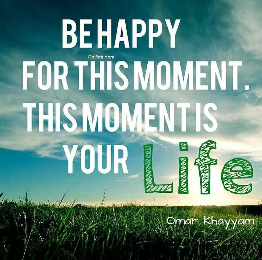 Life Is Beautiful Quotes, Present Moment HD wallpaper