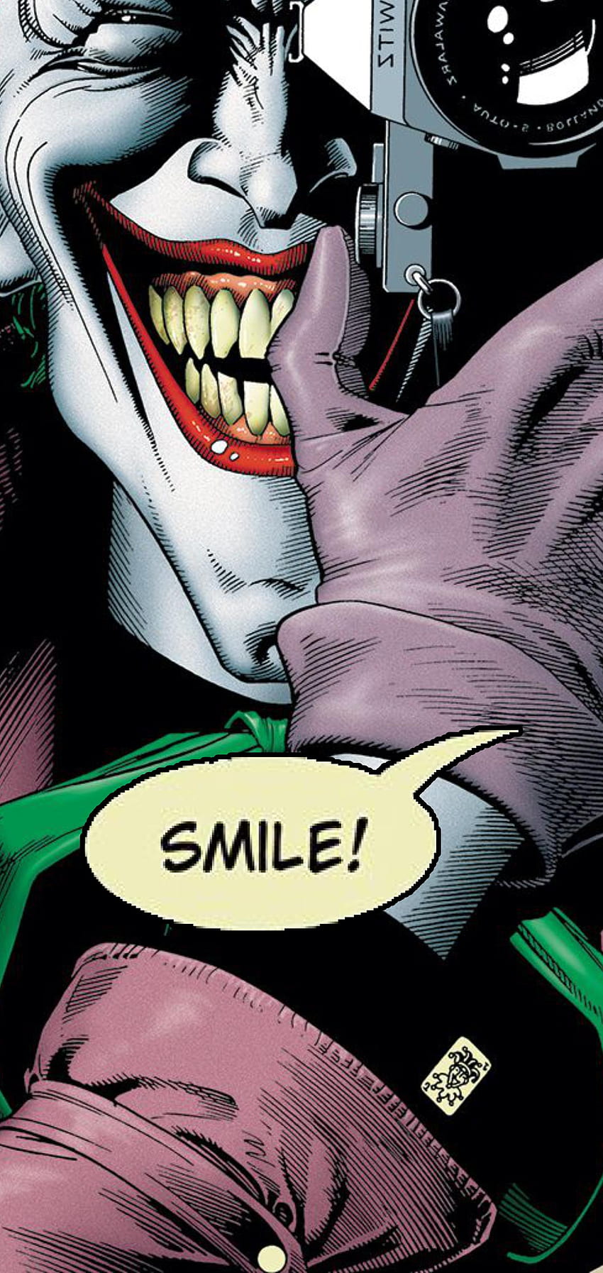 Matar a Joke Joker de killaqueeeeen. Samsung Galaxy S10, Guasón OLED fondo de pantalla del teléfono