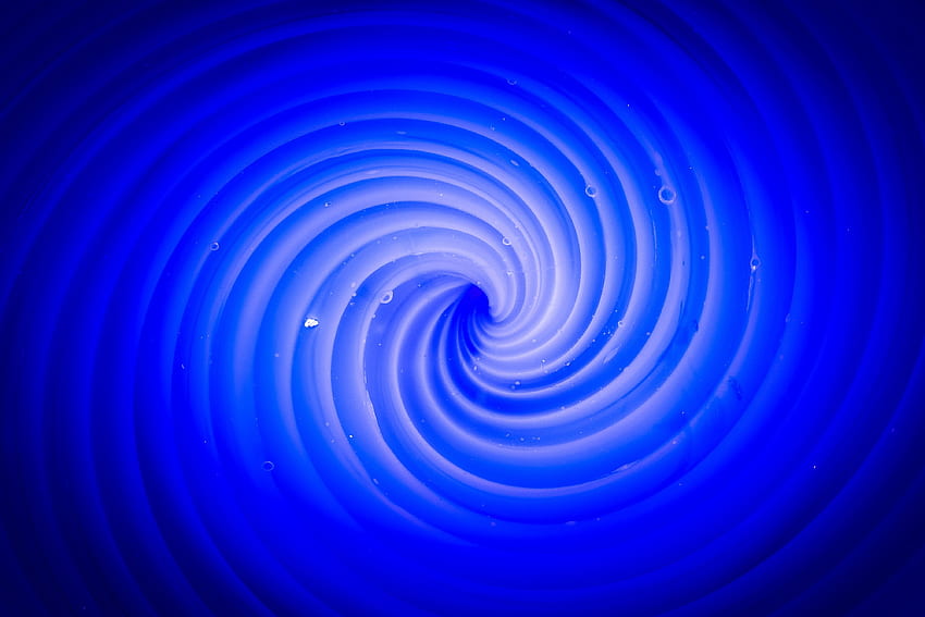 Abstraction, blue swirl, abstract HD wallpaper
