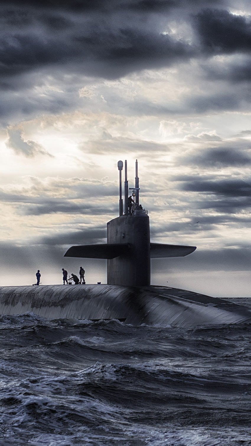 潜水艦、原子力潜水艦 HD電話の壁紙