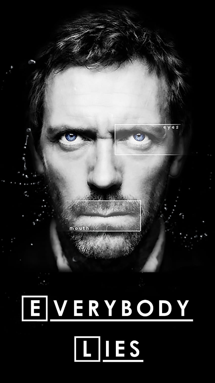 Dr House - House Md Black And White HD phone wallpaper