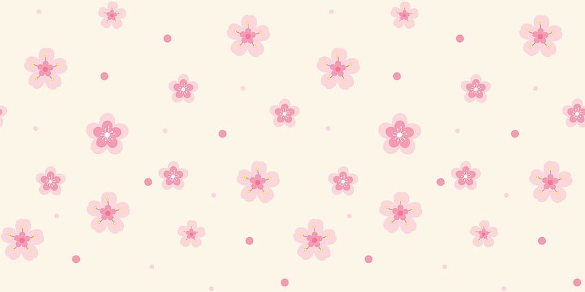 Pattern with Pink Flowers on Light Background 957741 Vector Art at Vecteezy, Pink Flower Pattern HD wallpaper
