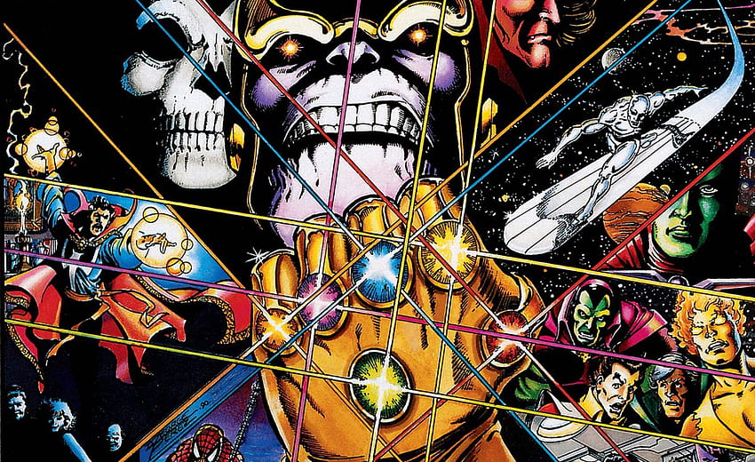Setiap Avenger yang telah menggunakan Infinity Gauntlet Thanos di komik Marvel - Polygon, Mind Stone Wallpaper HD