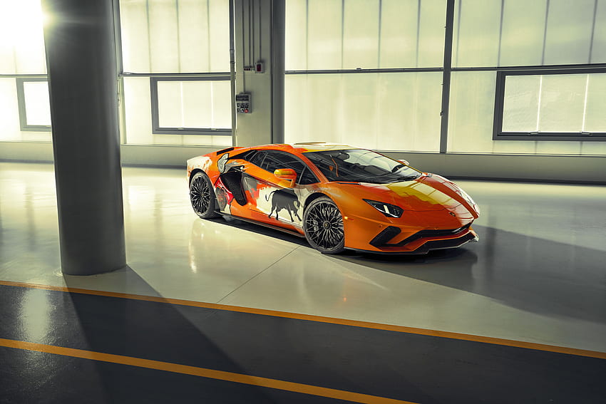 Lamborghini Aventador S , Skyler Grey, Custom tuning, , , Cars HD wallpaper