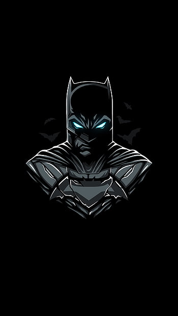 Batman, cartoon, desenho, logo, HD phone wallpaper