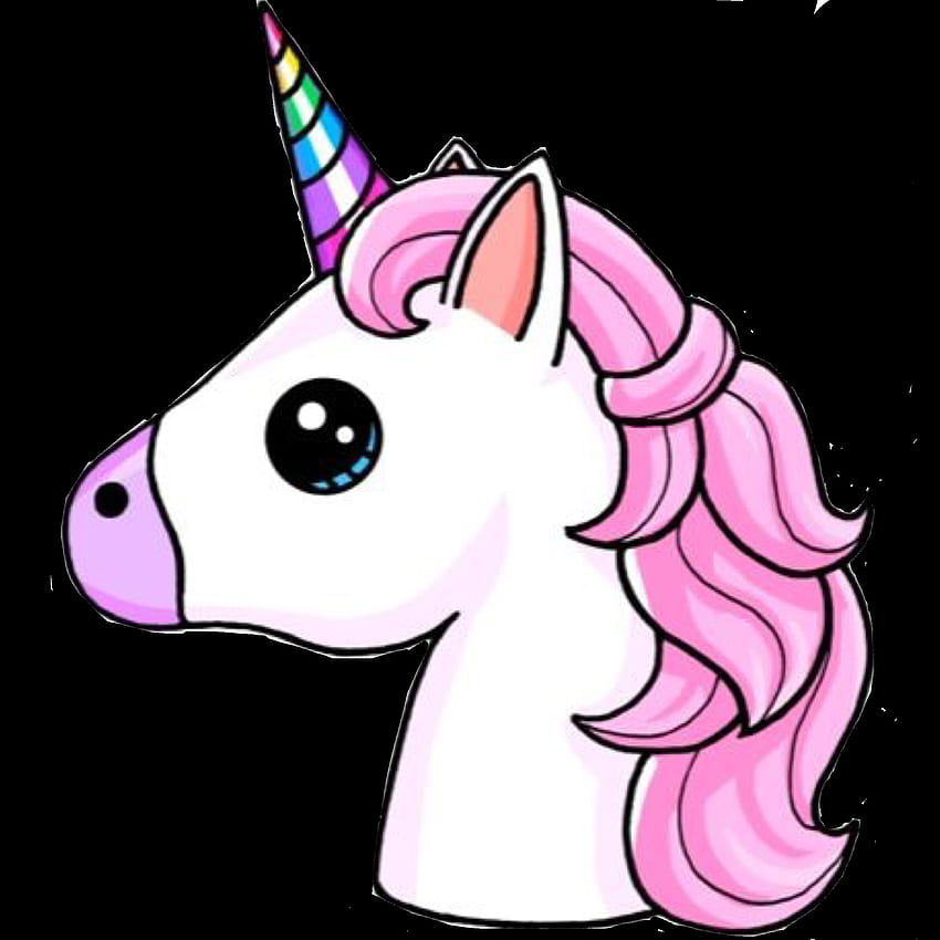 Unicorn, Emoji, Drawing, Pink, Horse Png With HD phone wallpaper | Pxfuel