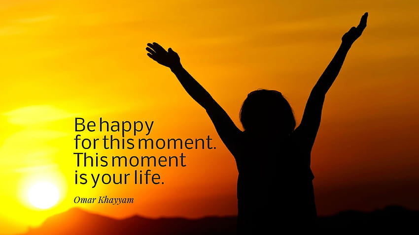Life Quotes 17737, Live the Moment HD wallpaper