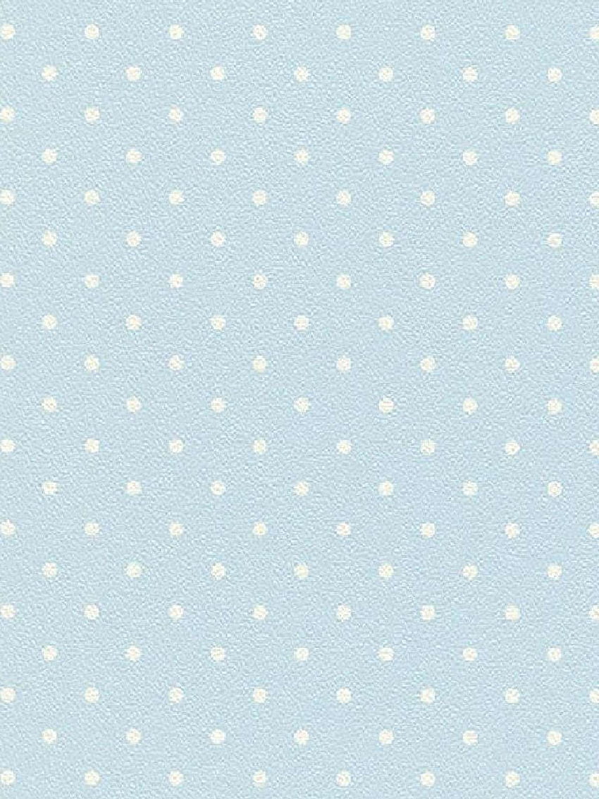 Rasch Pastel Blue with White Polka Dots . Pastel HD phone wallpaper