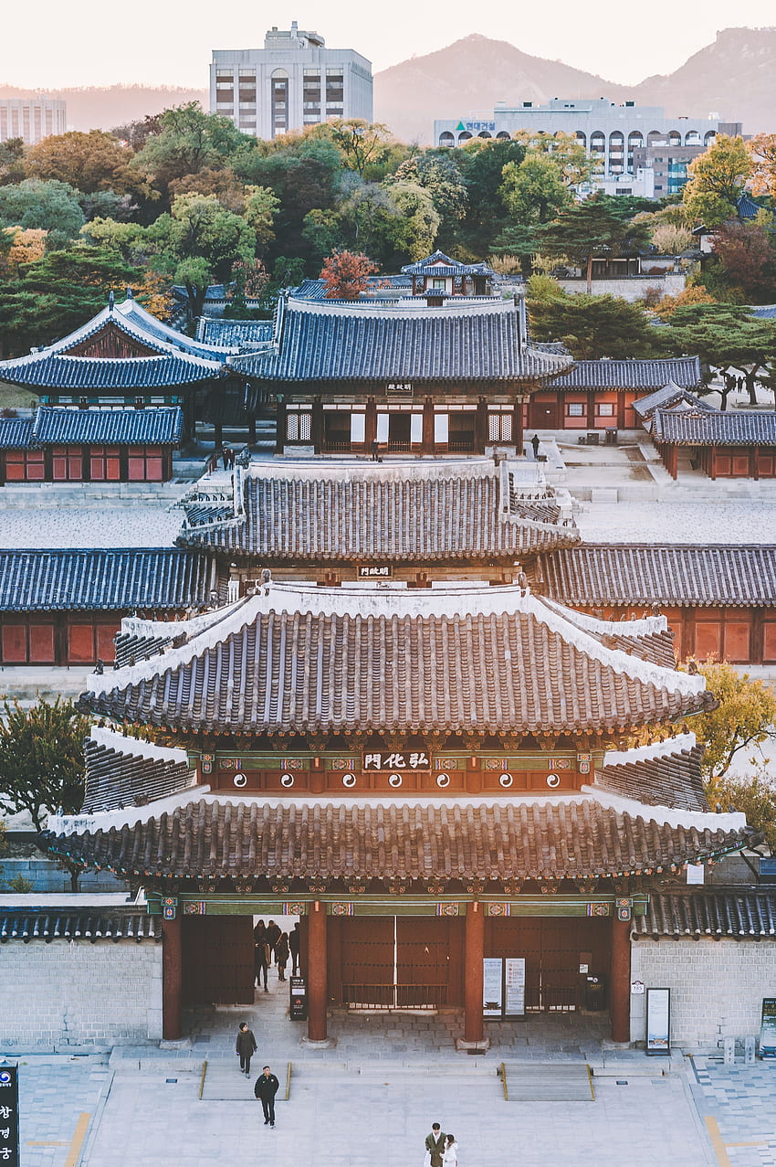 Korean Palace In Daehak Ro, South Korea By Bundo Kim. Korea , Ancient Korea, South Korea HD phone wallpaper
