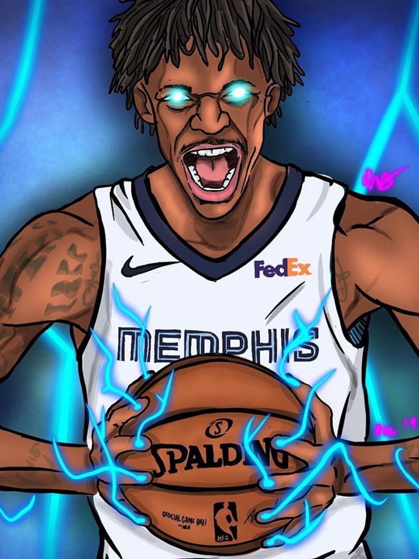 Mobil ve Tabletiniz için NBA Forma Hediye Ja Morant çizim resminizi [] alın. Ja Morant'ı keşfedin. Ja Morant, Ja Morant Dunk HD telefon duvar kağıdı