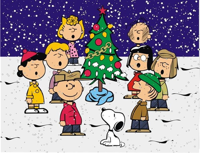 De Navidad Charlie Brown fondo de pantalla