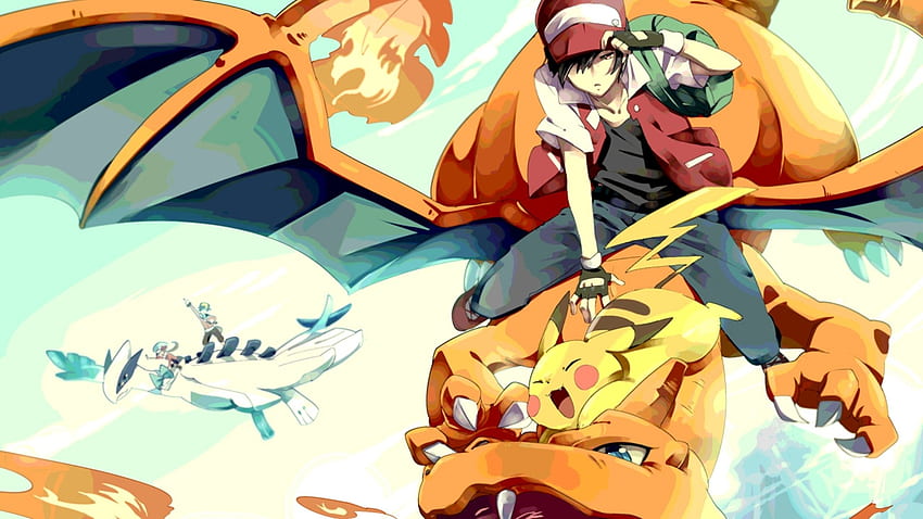 Pokemon Trainer Red, Pokemon Red and Blue HD wallpaper