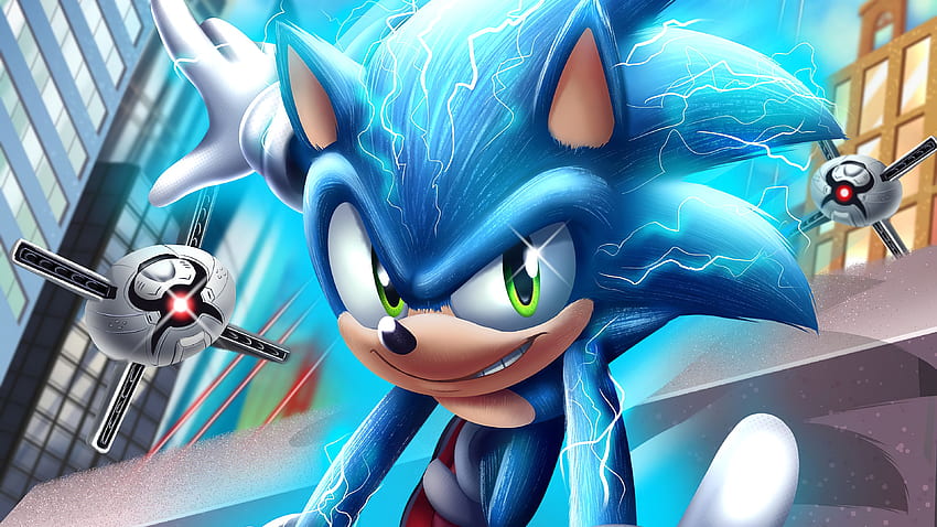 Sonic The Hedgehog 2020、映画、、、背景、および、Sonic 高画質の壁紙