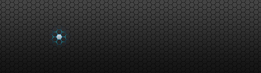 Octagon Pattern Black And Blue Dual Monitor, Black and White Dual Monitor HD wallpaper