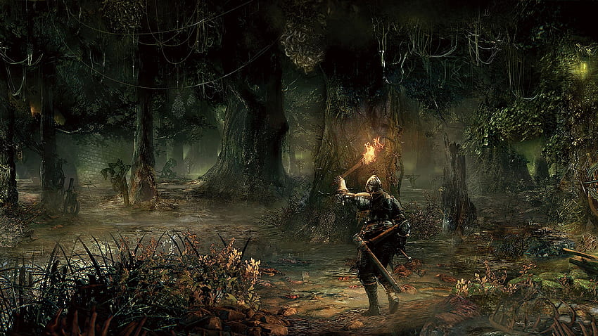 Dark Souls III Ultra, arte oscura Sfondo HD