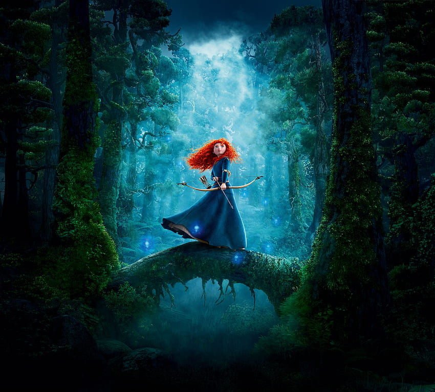 Courageux, Animation, Princesse Merida, Pixar, , , Cinéma Fond d'écran HD