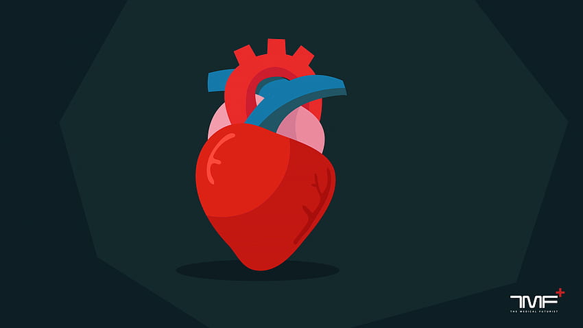 Сърцето на материята: Технология в бъдещето на кардиологията, Heart 4D Abstract HD тапет