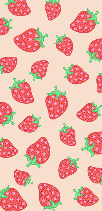 Strawberry Aesthetic Wallpapers on WallpaperDog