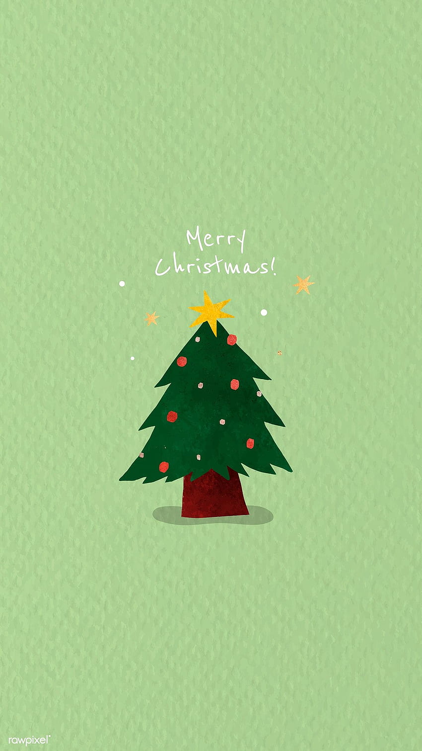 美的クリスマスの背景が投稿されました, 美的クリスマスツリー HD電話の壁紙