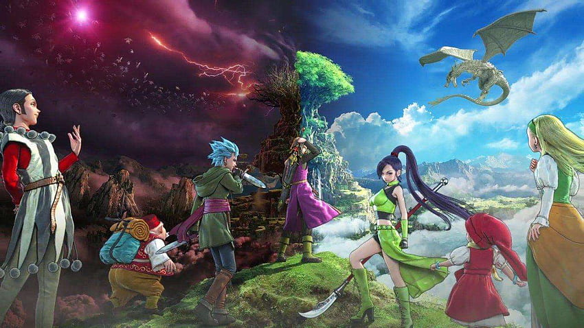 Dragon Quest Xi, L'era del drago Sfondo HD
