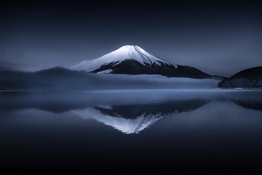 Mount Fuji Reflection HD wallpaper