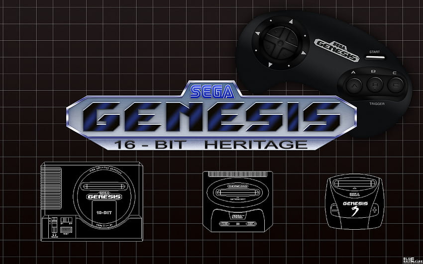Sega Mega Drive: 16-bit Heritage by BLUEamnesiac on . HD wallpaper
