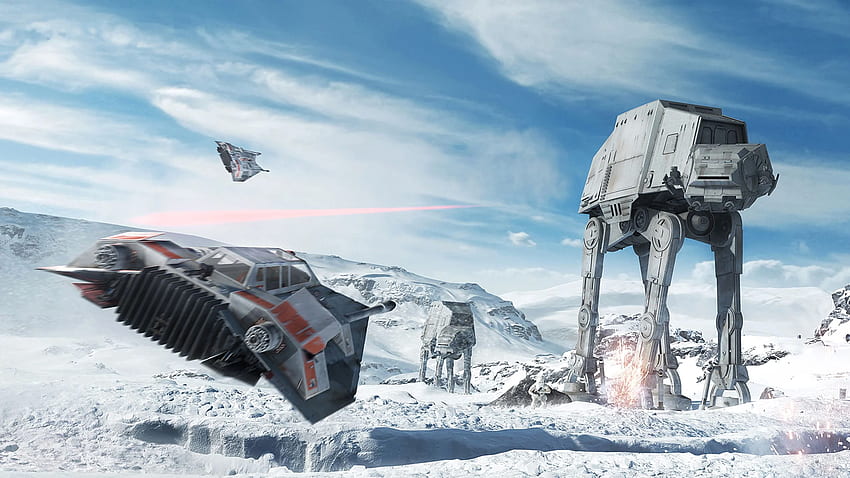 Star Wars Battlefront - Star Wars Hoth Savaşı HD duvar kağıdı