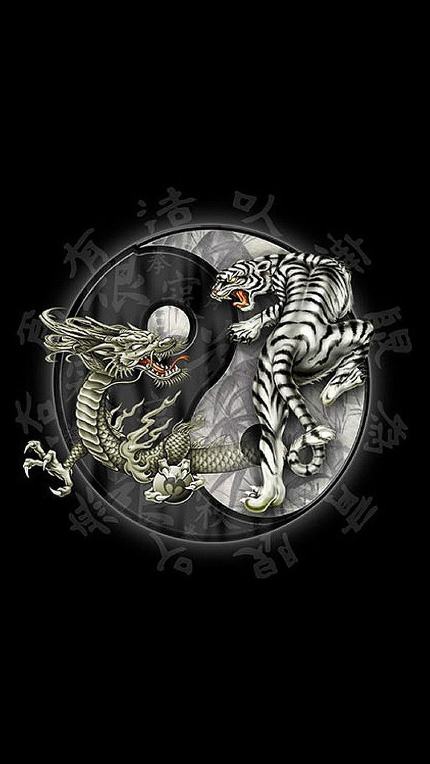 Mobile Dragon Yin Yang , Dragon Yin Yang iPhone HD phone wallpaper