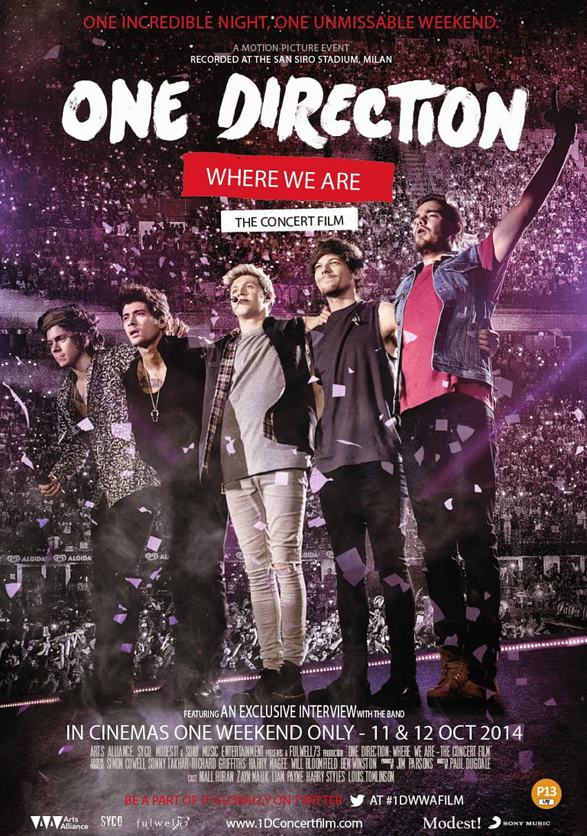 One Direction: Where We Are - Film Konser (2014), Konser One Direction wallpaper ponsel HD