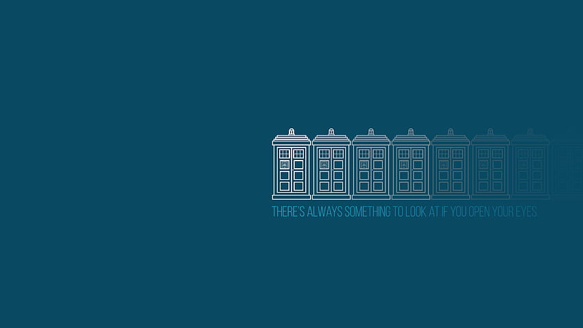 Doctor Who Quote , Minimalist Quote HD wallpaper