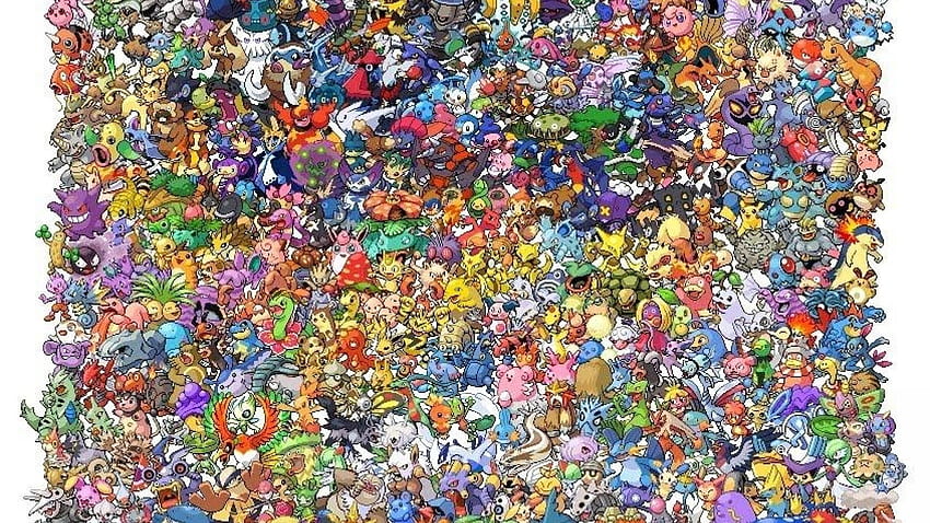 All Pokemon, Every Pokémon HD wallpaper