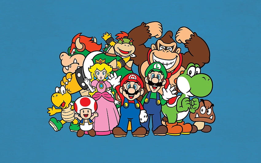 Super Mario Mario Bros. วอลล์เปเปอร์ HD