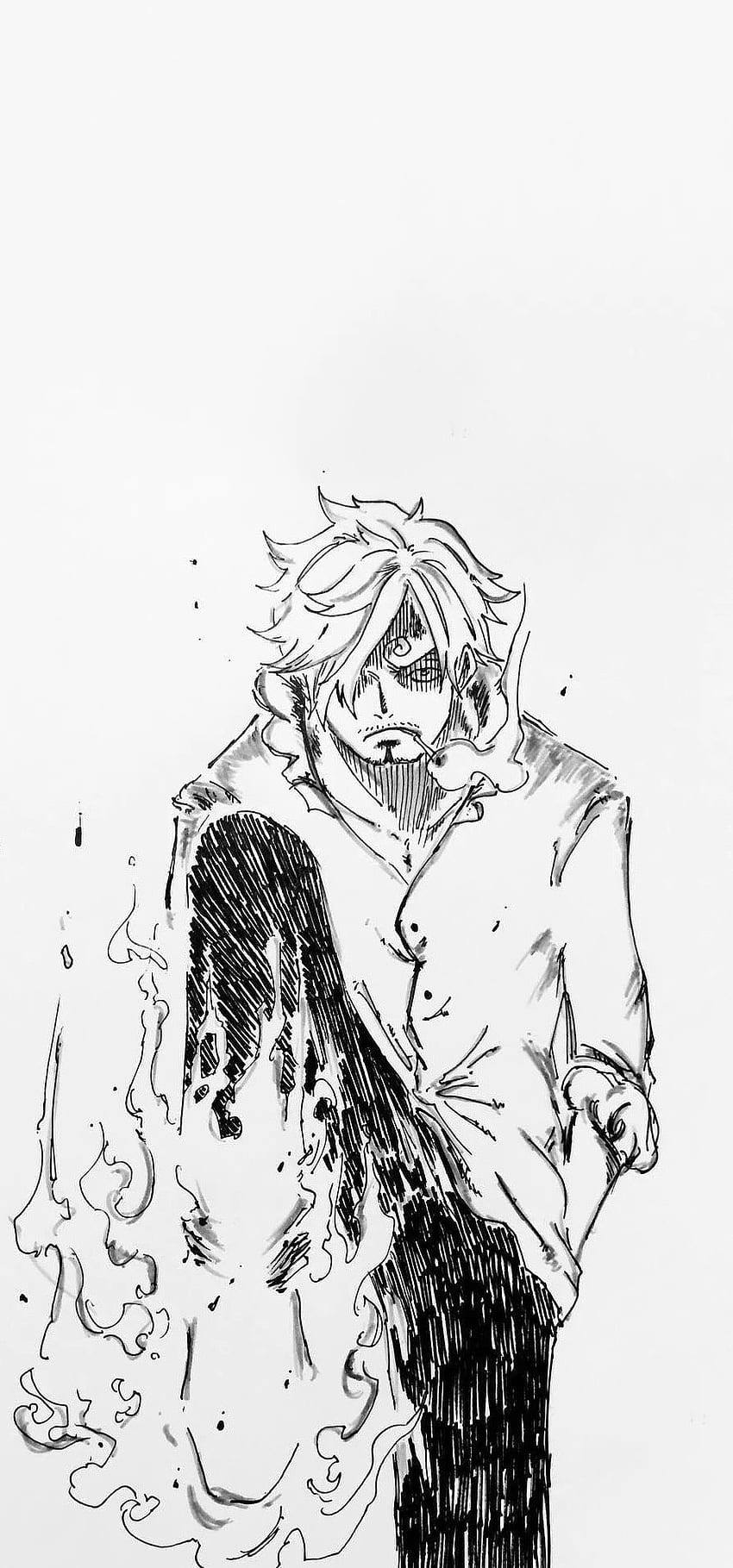One Piece Sanji  Pencil Sketch by Namiiru on DeviantArt
