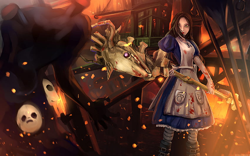 Anime picture american mcgee's alice (game) 1240x876 145750 es