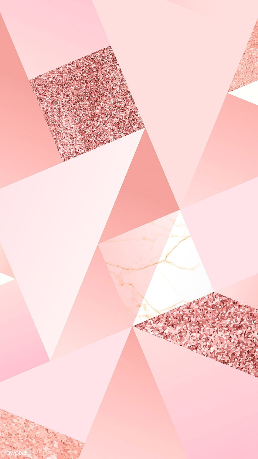 premium vector of Pink feminine geometric background vector 679963. Geometric background, Pattern , Rose gold, Girly Geometric HD phone wallpaper