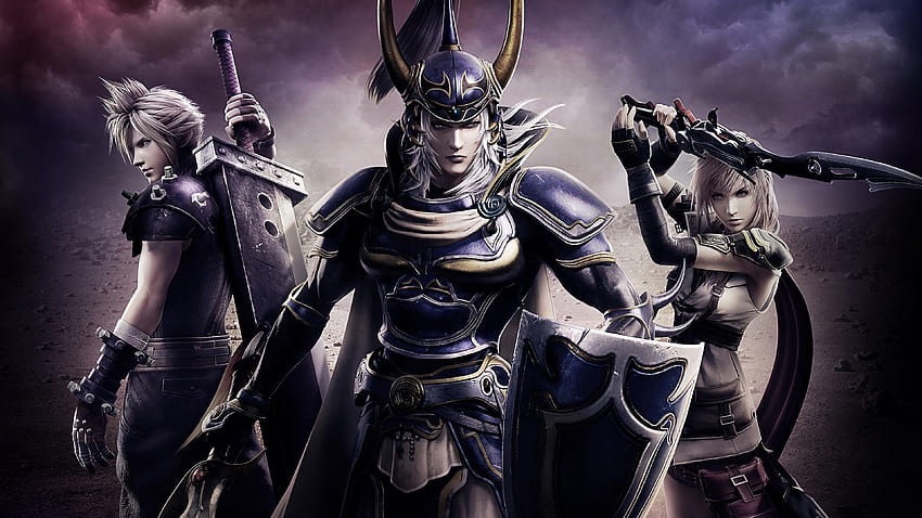 Dissidia Final Fantasy NT, console game, warriors HD wallpaper