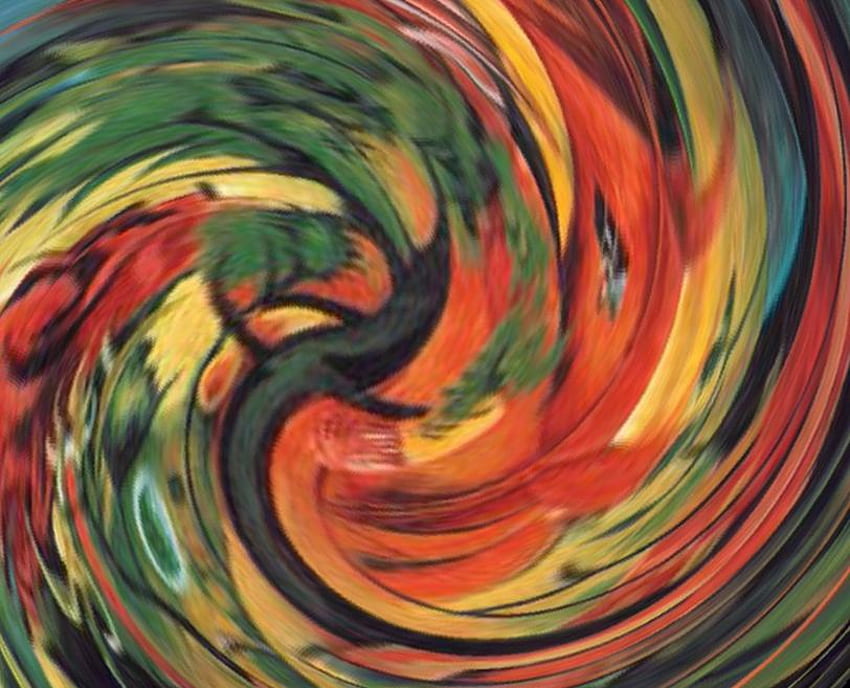Eye of the Hurricane, colorful, abstract, twirl, hurricane, swirt HD wallpaper